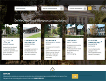 Tablet Screenshot of denieuweklasse.nl